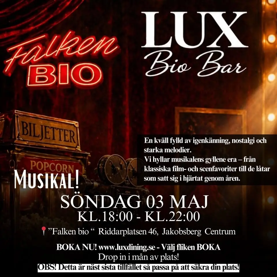 LUX BIO BAR – MUSIKAL!🍸🎞️🎶