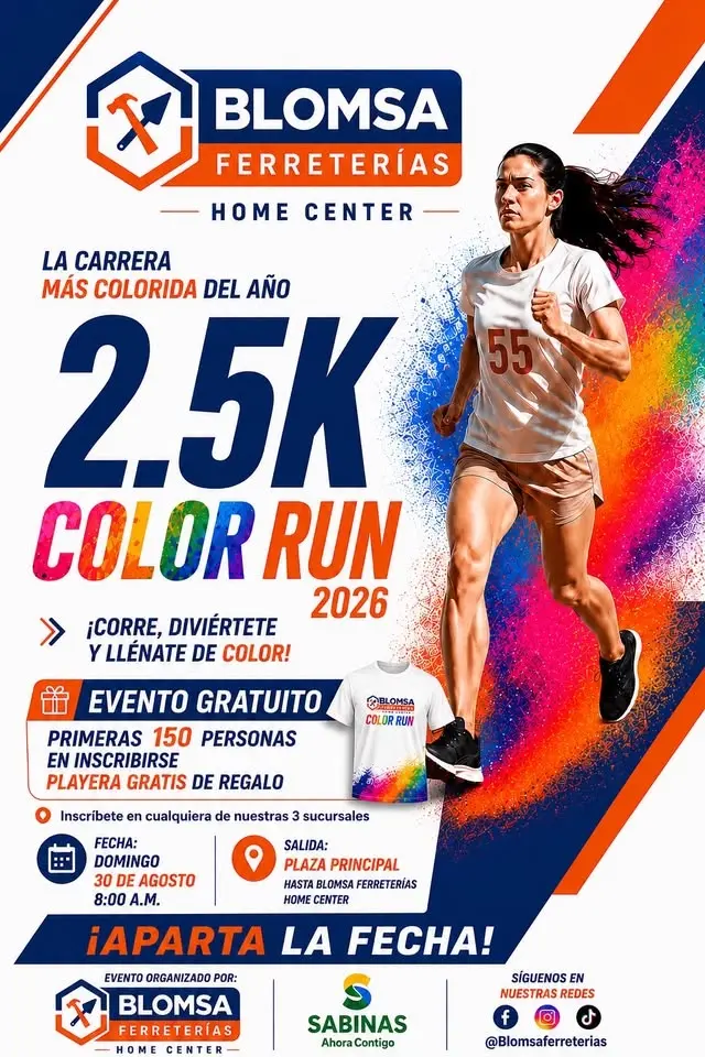 Blomsa Ferreterías COLOR RUN 2026🔥