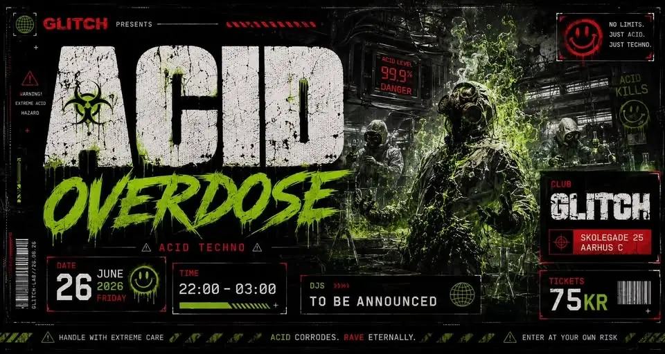 ACID OVERDOSE - Acid Techno Rave at @GLITCH
