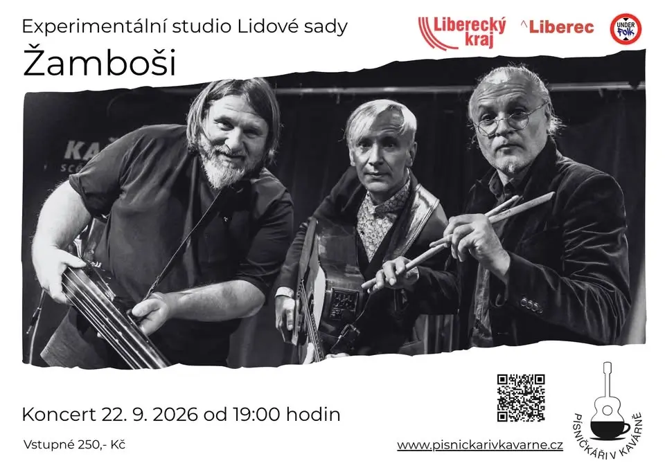 "Písničkáři v kavárně" v Experimentálním studiu: Žamboši