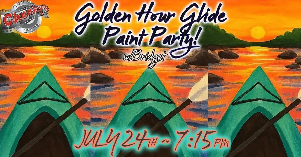PAINT PARTY: Golden Hour Glide! 7/24