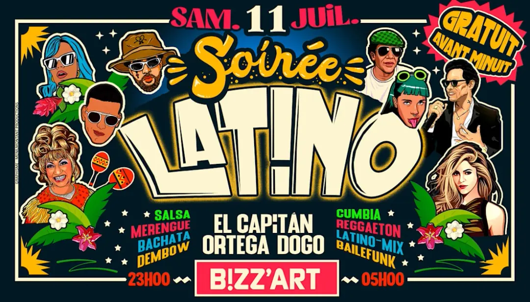 Soirée Latino X Canal St Martin 11.07.26