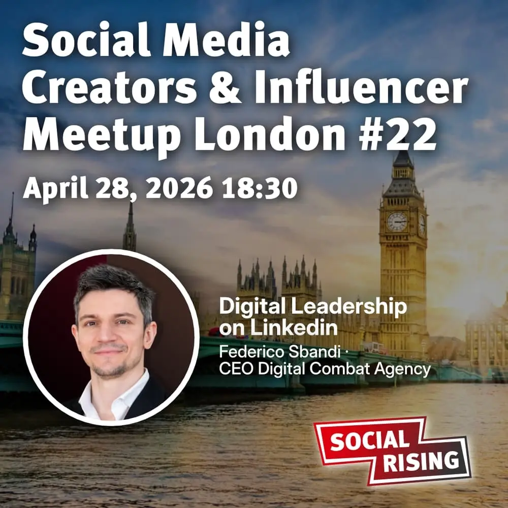 Social Media Creators & Influencers Meetup London #22