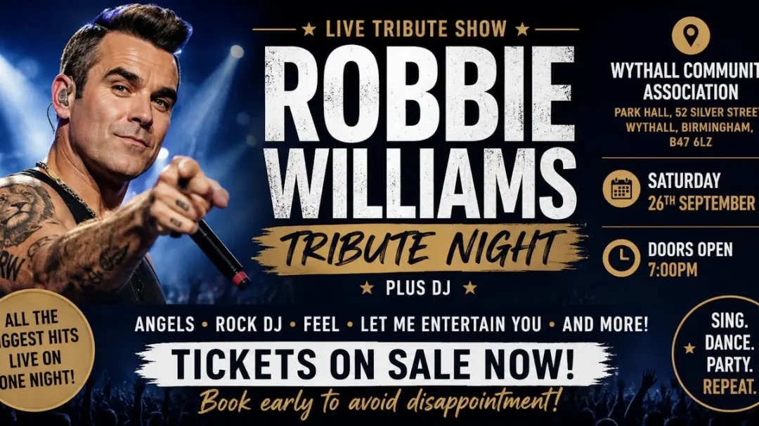 Robbie Williams Tribute Night - Wythall 