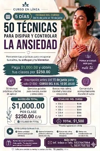 TECNICAS DE DISIPACION Y CONTROL DE ANSIEDAD GENERALIZADA