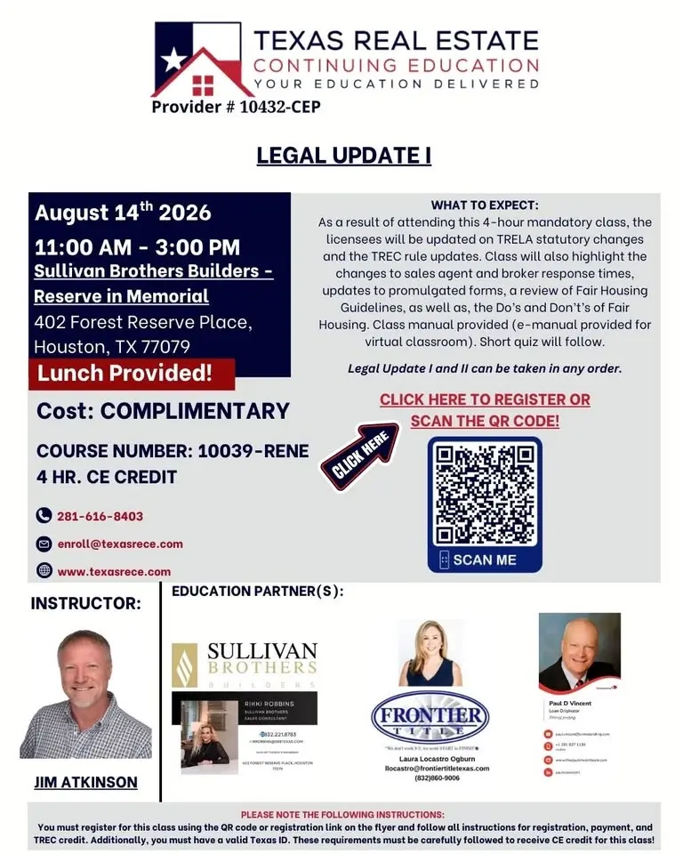 In Person – COMPLIMENTARY – Legal Update I (2026-2027) – Aug. 14th