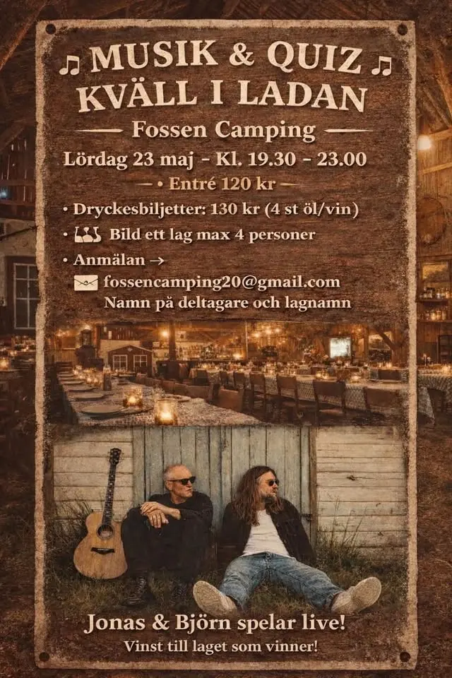 đ¶ MUSIK & QUIZ-KVĂLL I LADAN đ¶