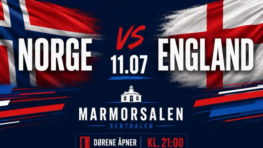 NORGE - ENGLAND PÅ SENTRALEN