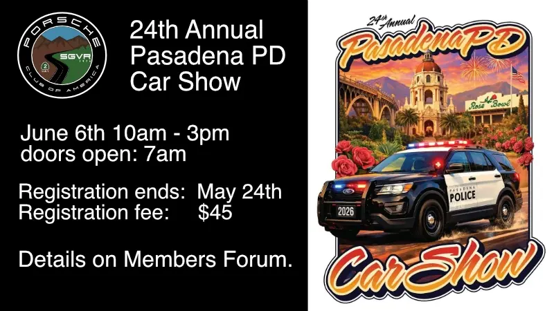 Pasadena PD Car Show
