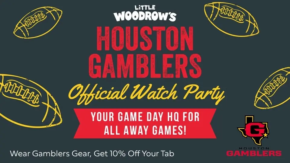 Houston Gamblers Official Watch Party