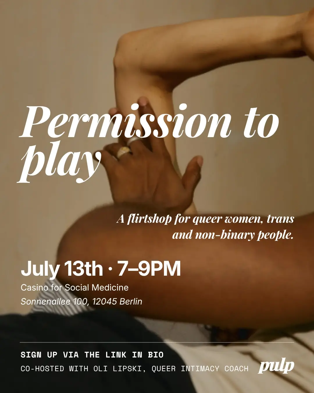 Permission to play - A flirt workshop for queer FLINTAs