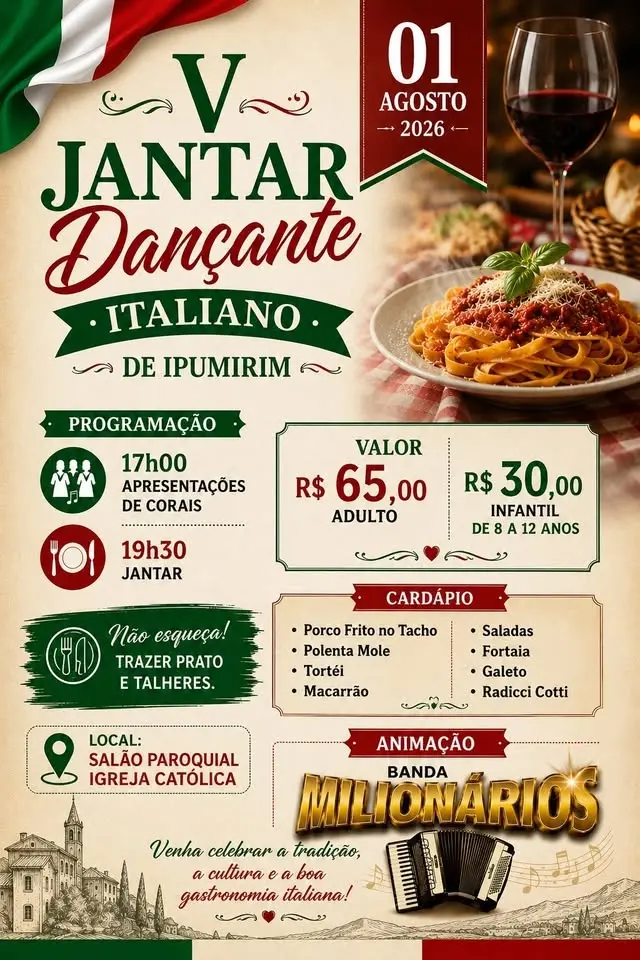 Festa Italiana Ipumirim 2026