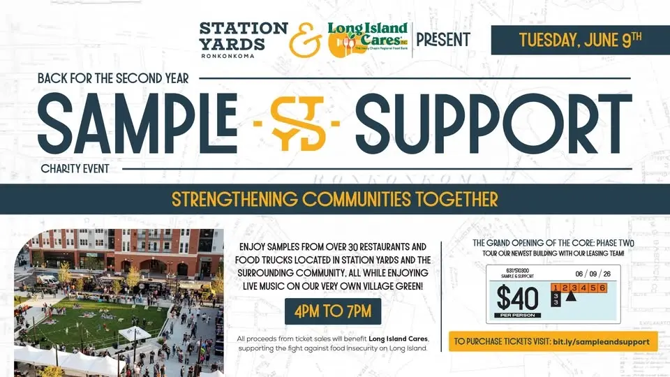 Sample & Support Charity Event