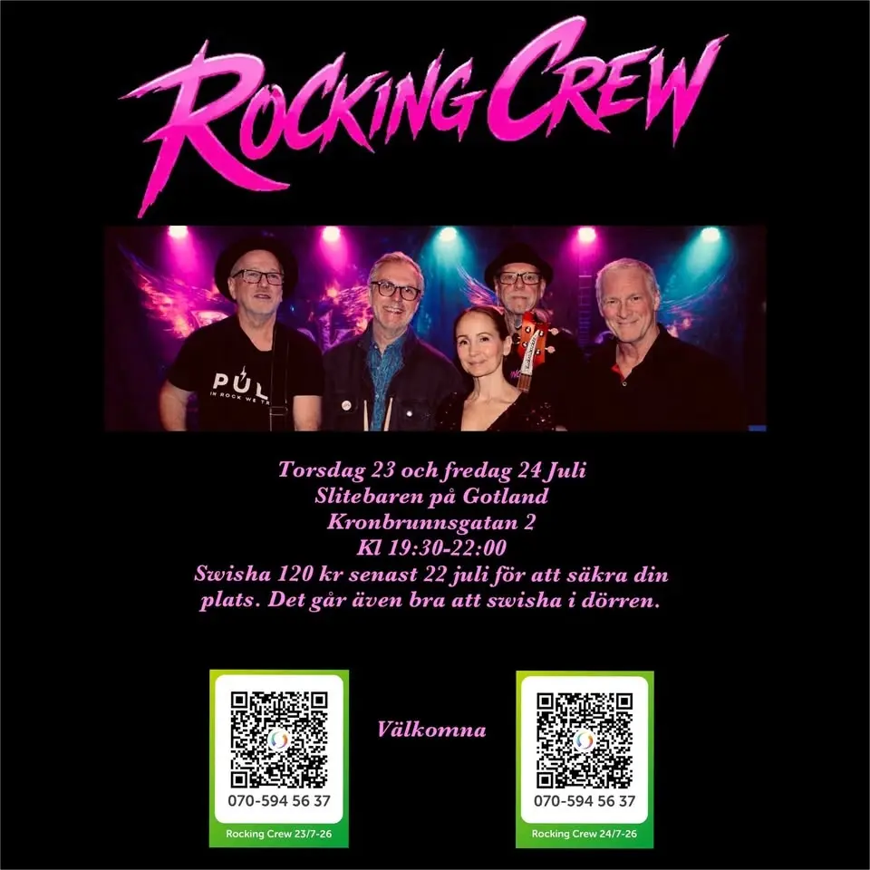 Rocking Crew på Slitebaren på Gotland 
