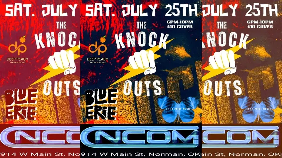 The Knock Outs // Blue Erie // Emma Paige at NCom 7/25