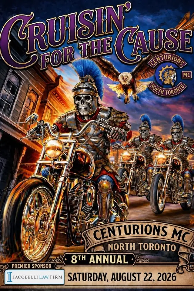 Cruisin' for the Cause (2026) - Centurions MC North Toronto Chapter