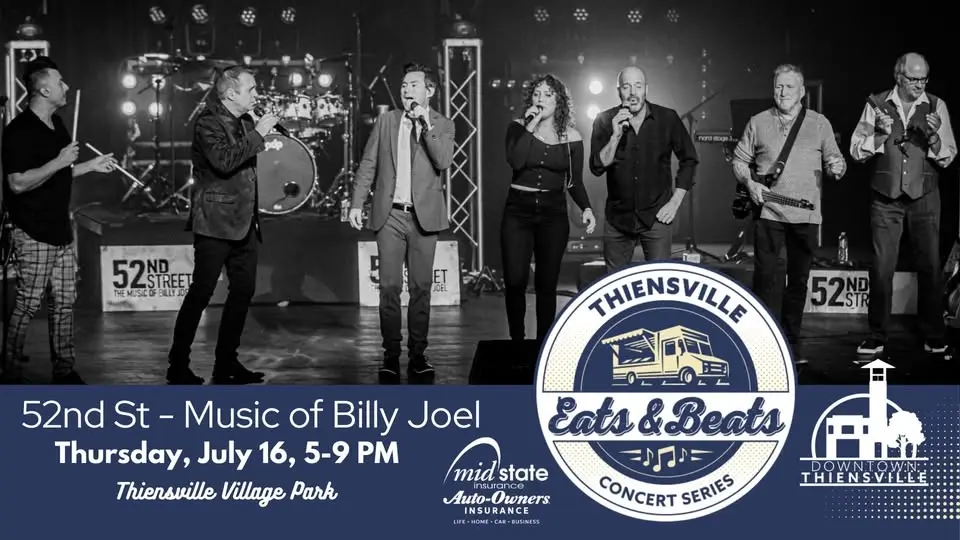 52nd St - The Music of Billy Joel, Tarrah & the Trouble at Eats and Beats Concert Series: July 16