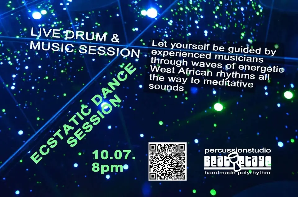 ecstatic dance & westafro drum session