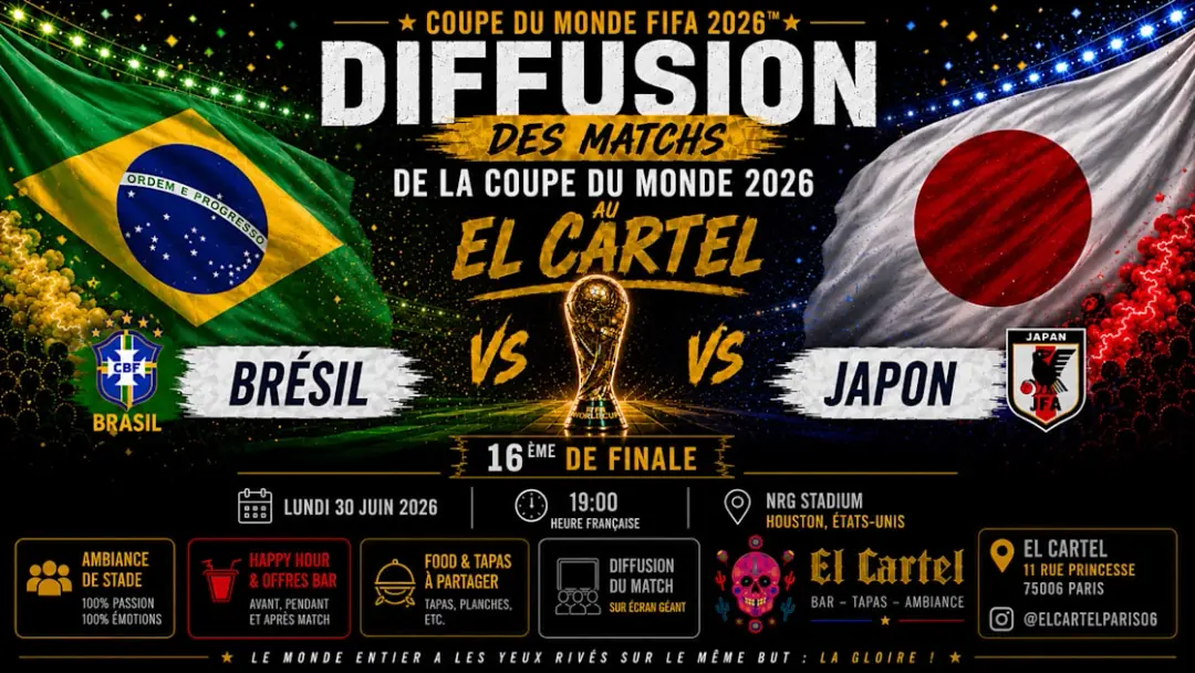 Coupe Du Monde - 16eme - Bresil Vs Japon - Écran Géant