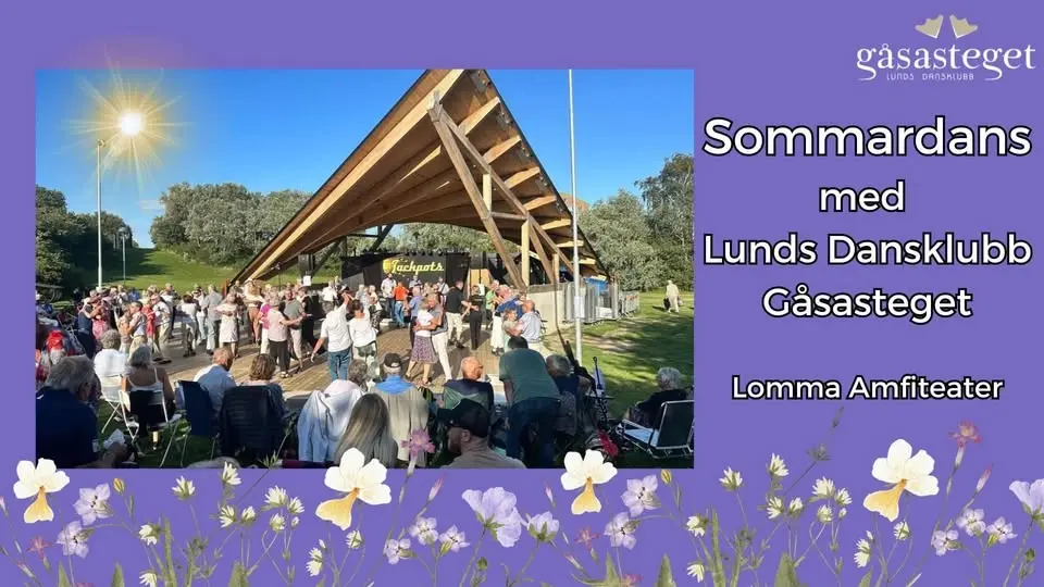 Sommardans för alla med Lunds Dansklubb Gåsasteget