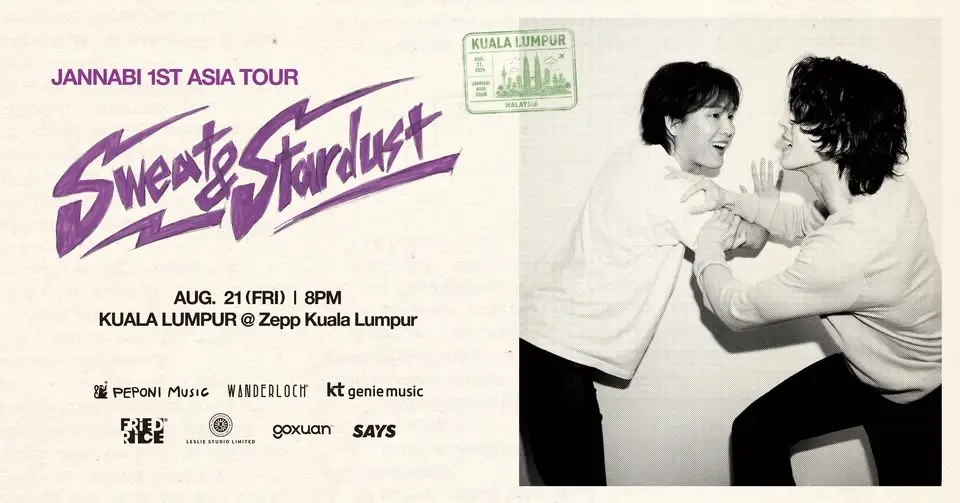 JANNABI 1st Asia Tour : Sweat & Stardust in Kuala Lumpur