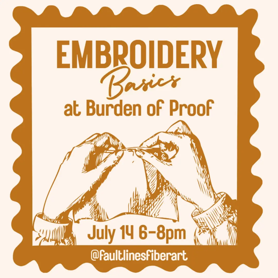 Beginner Embroidery Workshop | Learn to Stitch with Artist Jamie Maloney