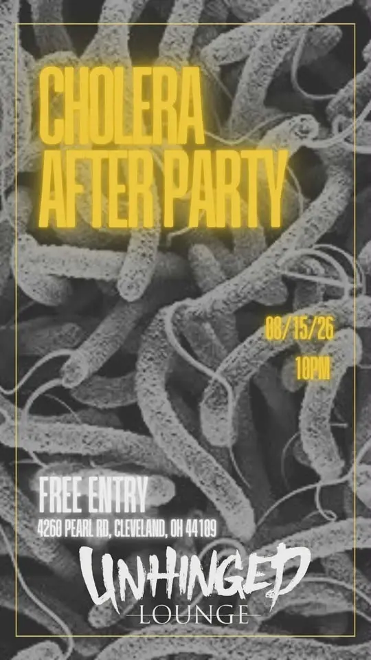 CHOLERA AFTER PARTY @UNHINGED LOUNGE