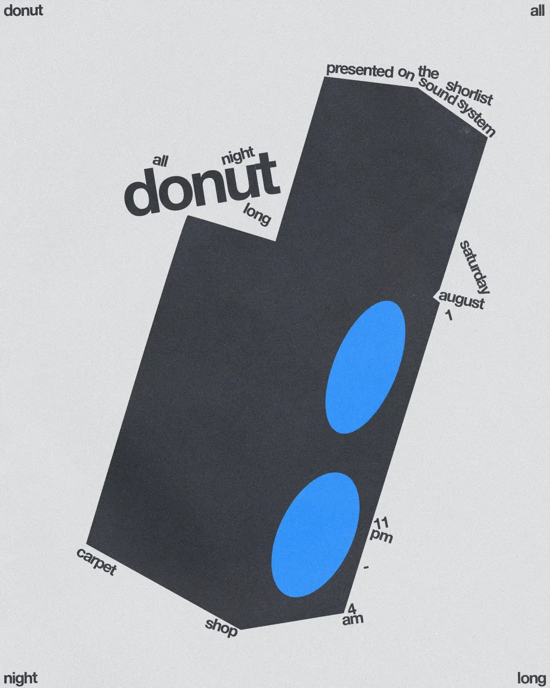 shortlist sound system: Donut (All Night Long)