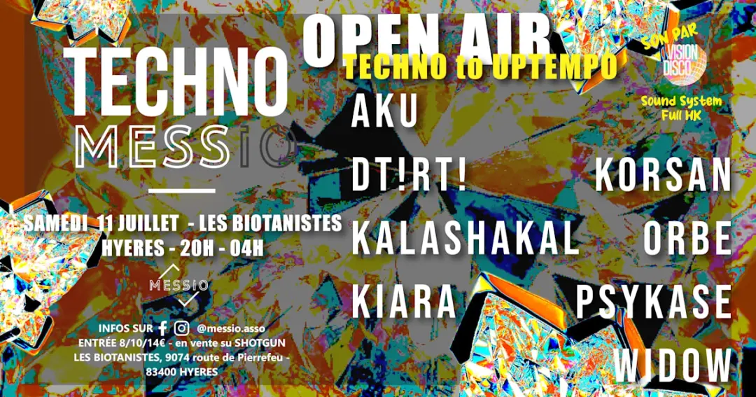 Techno Mess Open Air : Techno To Uptempo