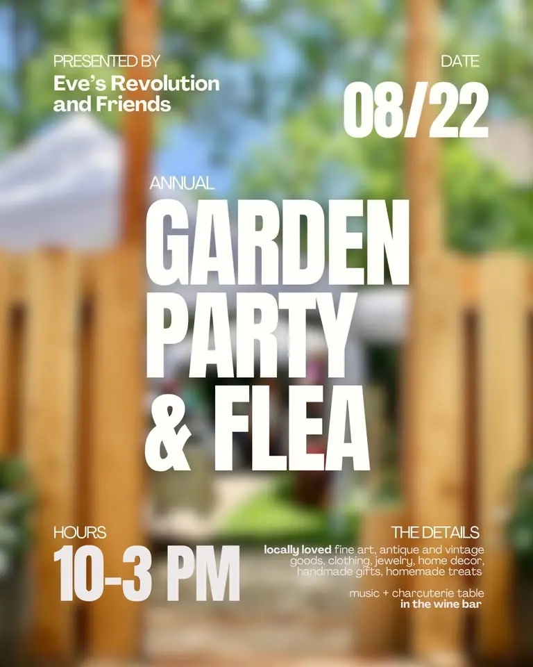 Annual Garden Party + Flea