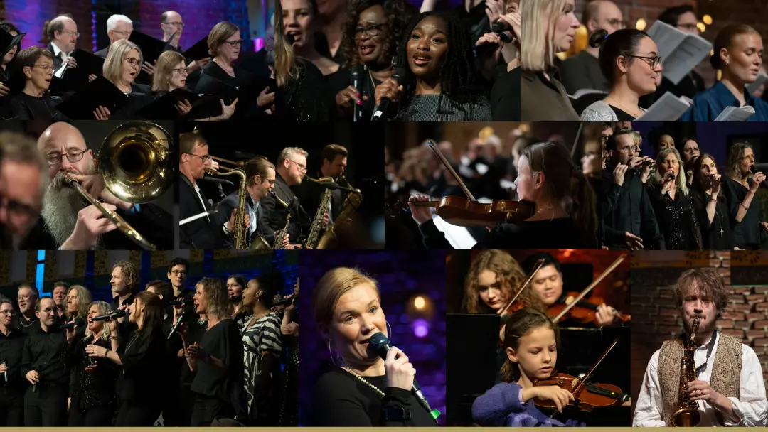 En kväll fylld av konserter i kyrkan