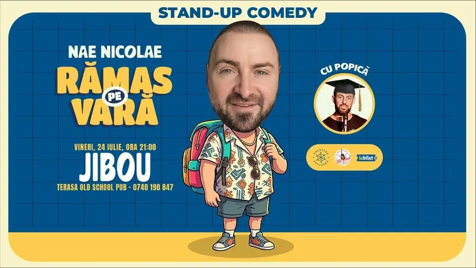 Jibou: Ramas pe vara – stand-up cu Nae Nicolae si Popica