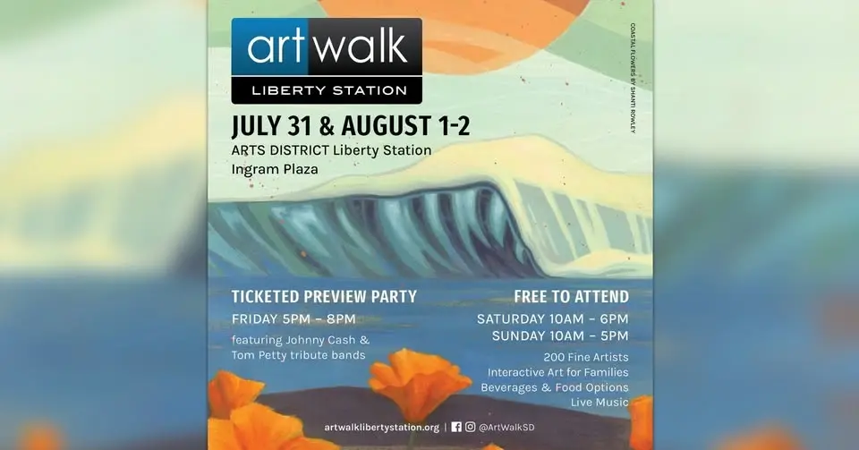 ArtWalk Liberty Station 2026 | San Diego Art Festival, Live Music & Family Event