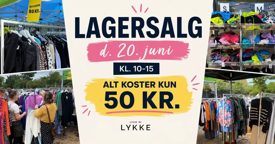 LAGERSALG hos Lykke by Lykke🤩💕 ALT KUN 50 KR.