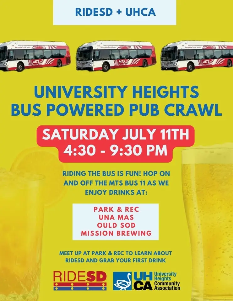 University Heights Bus Powered Pub Crawl