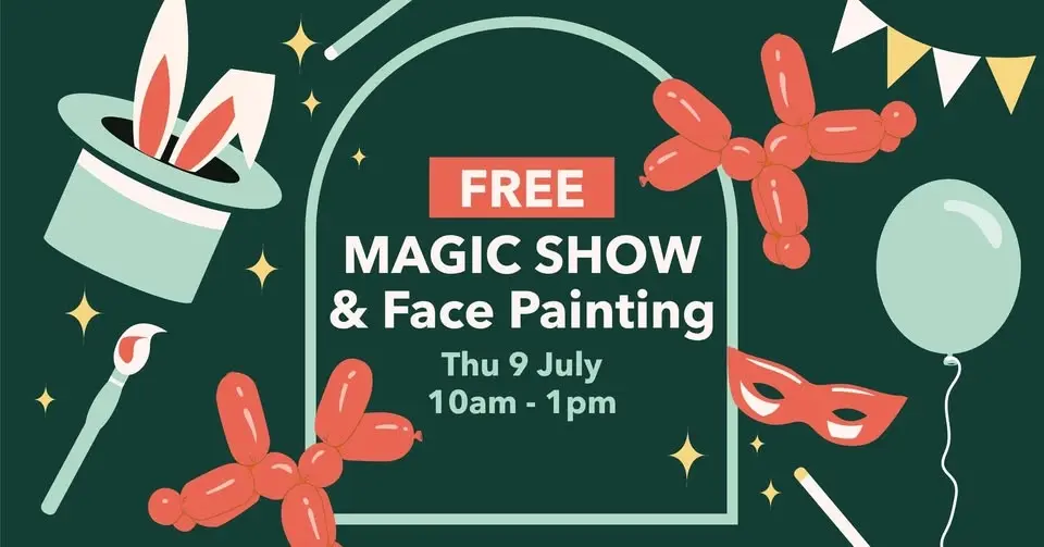 FREE Magic Show and Face Painting