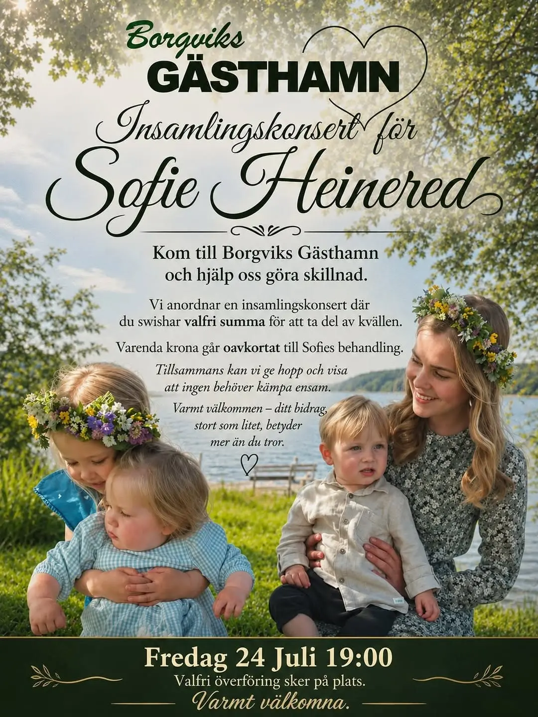 Insamlingskonsert för Sofie Heinered