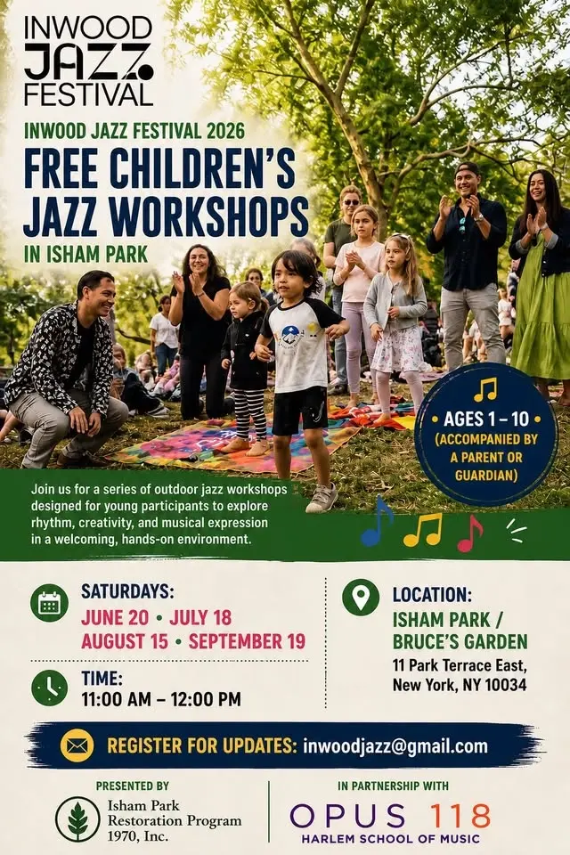 Inwood Jazz Festival Interactive Children’s Jazz Workshop w/ Opus 118 - Harlem School of Music