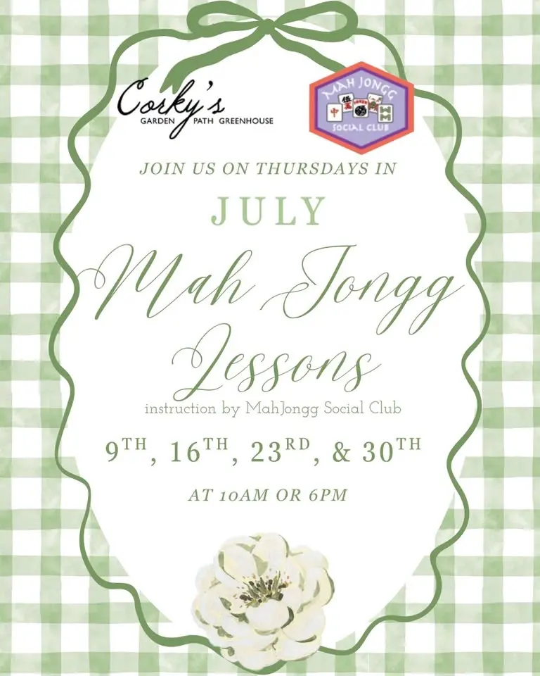 Mahjongg Lessons **Evening Class**