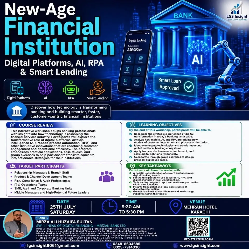 New-Age Financial Institution Digital Platforms, AI, RPA &  Smart Lending