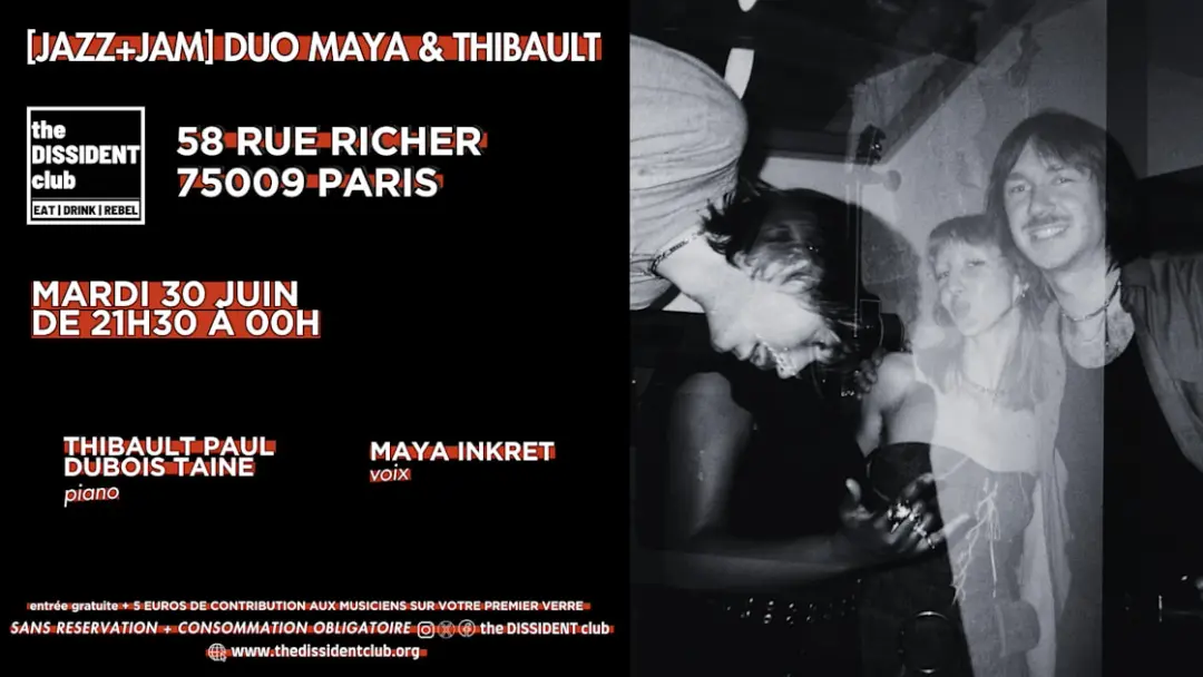 [Jazz+Jam] Duo Maya & Thibault
