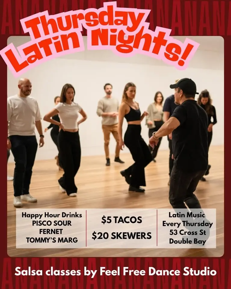 LATIN THURSDAYS at ANA Restaurant – Double Bay