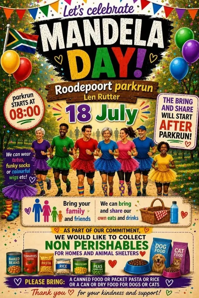 Mandela Day at Roodepoort parkrun