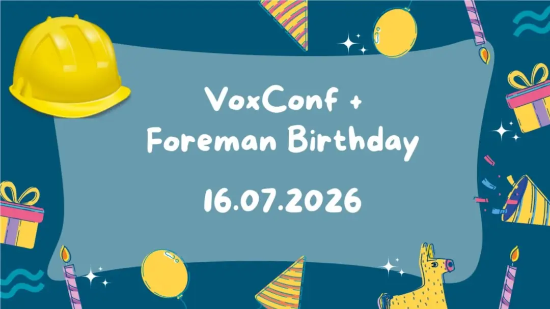 VoxConf+Foreman Birthday Party Dinner
