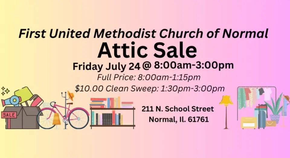 2026 First United Methodist Church of Normal Annual Attic Sale