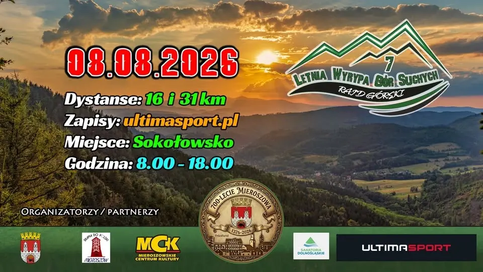 7. Rajd Górski Letnia Wyrypa Gór Suchych