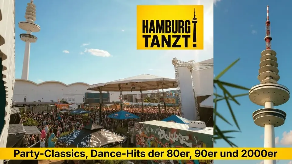 🎉 Hamburg tanzt! | Open Air am Fernsehturm | 80er, 90er, 2000er & Party-Hits