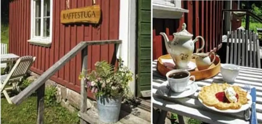Våffelstugan är öppen under juli