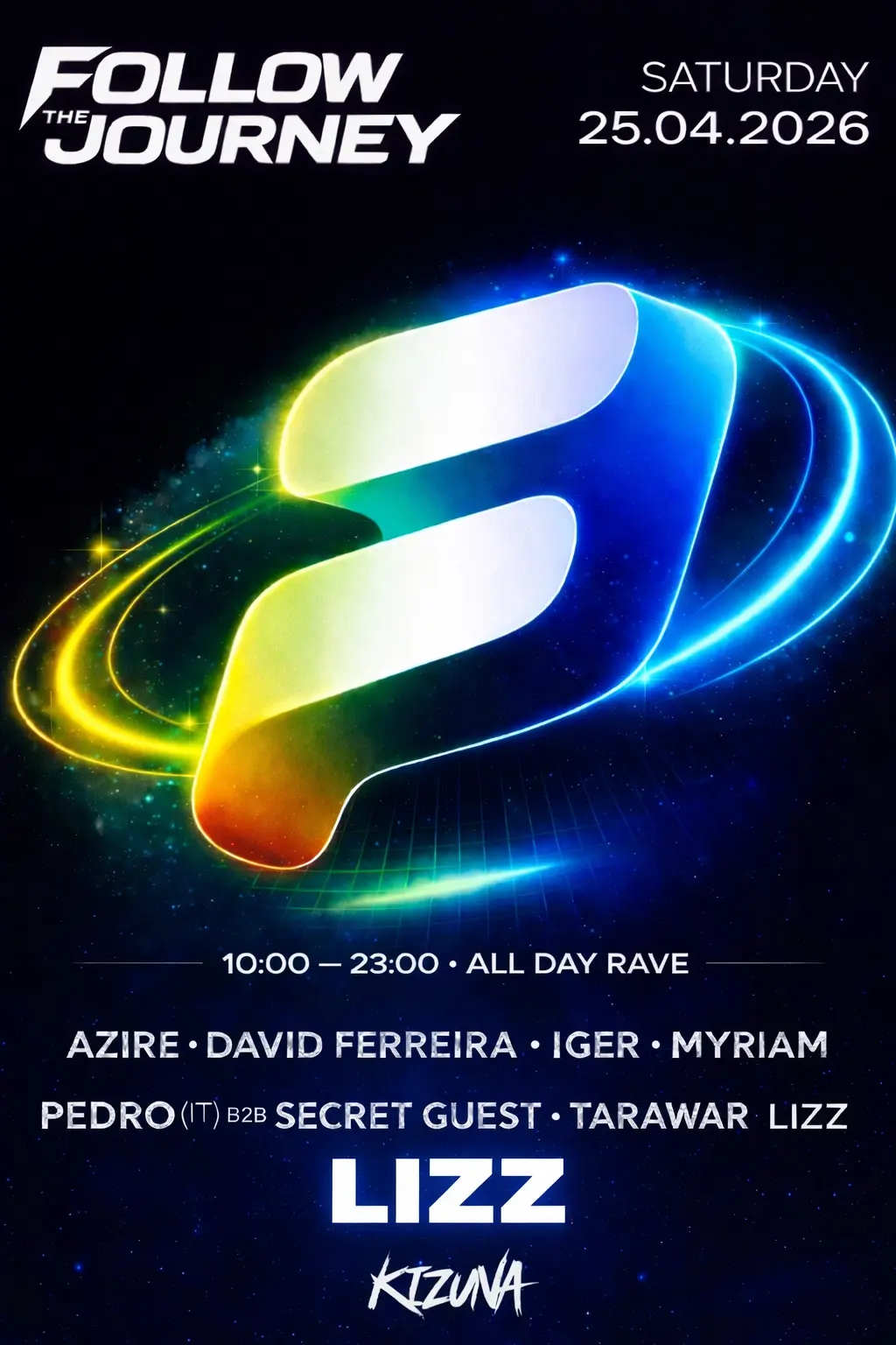 FOLLOW THE JOURNEY PRESENTS: Lizz - 12HOUR DAYTIME SPECIAL