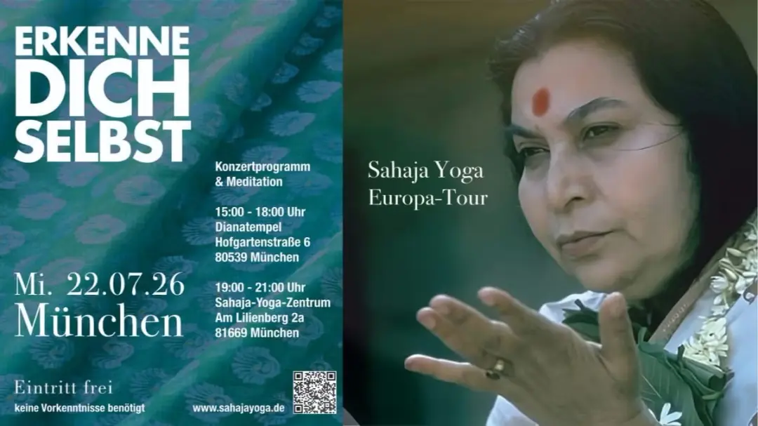 Meditation & Live-Musik: Sahaja Yoga EU-Tour in München 🌿